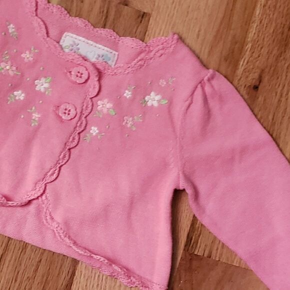 NWT Oshkosh B'gosh Crop Cardigan Sweater - Picture 3 of 5